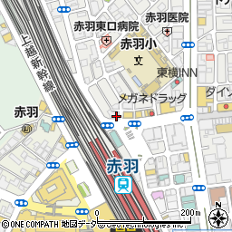 大黒屋質赤羽東口店周辺の地図