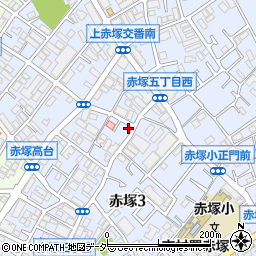 ヤクルト京北ヤクルト　販売成増センター周辺の地図