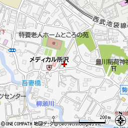 埼玉県所沢市久米1534周辺の地図
