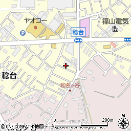 千葉県松戸市稔台1129-3周辺の地図