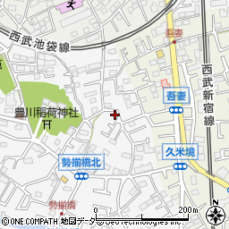 埼玉県所沢市久米375-2周辺の地図