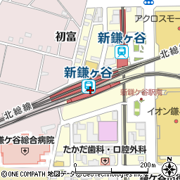 新鎌ケ谷駅周辺の地図