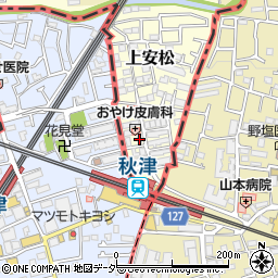 所沢秋津診療所周辺の地図