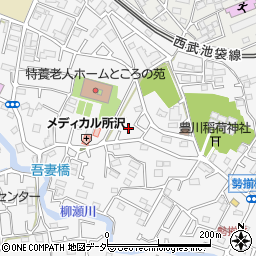 埼玉県所沢市久米1533-3周辺の地図