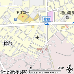 千葉県松戸市稔台1129-20周辺の地図