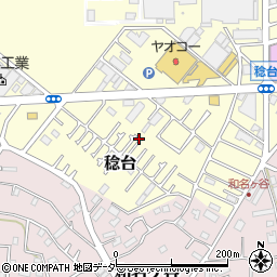 千葉県松戸市稔台1079-4周辺の地図