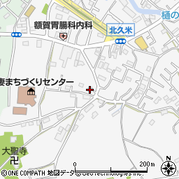 埼玉県所沢市久米2255-1周辺の地図