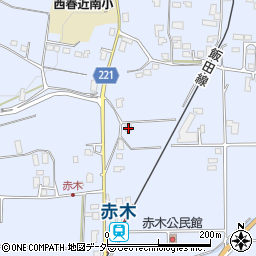 長野県伊那市西春近8643周辺の地図