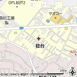 千葉県松戸市稔台1083-7周辺の地図