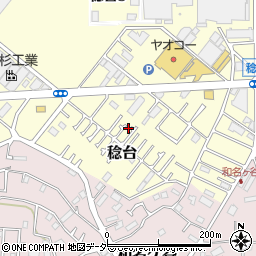 千葉県松戸市稔台1082-5周辺の地図