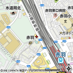 日高屋 赤羽西口店周辺の地図