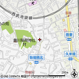 埼玉県所沢市久米394周辺の地図