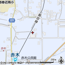 長野県伊那市西春近赤木8662-1周辺の地図