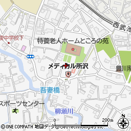 埼玉県所沢市久米1567-16周辺の地図