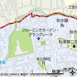 東京都東村山市秋津町4丁目16-206周辺の地図