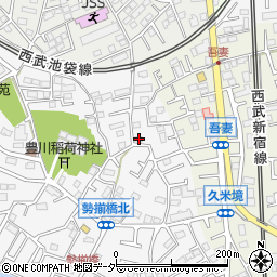 埼玉県所沢市久米384周辺の地図