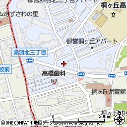 東京都北区赤羽北3丁目20-5周辺の地図