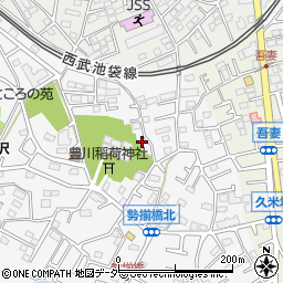 埼玉県所沢市久米408-39周辺の地図