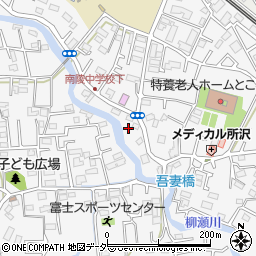 埼玉県所沢市久米1446-4周辺の地図