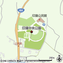 印旛中央公園周辺の地図