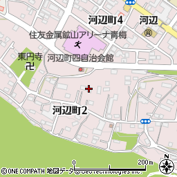 東京都青梅市河辺町2丁目991周辺の地図
