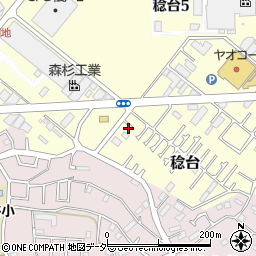 千葉県松戸市稔台1100周辺の地図