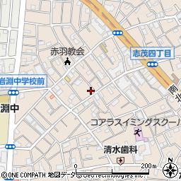 中田　学習教室周辺の地図