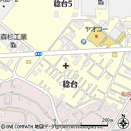 千葉県松戸市稔台1087周辺の地図