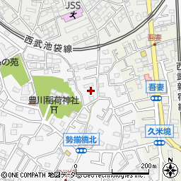 埼玉県所沢市久米394-3周辺の地図