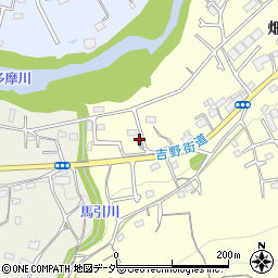 東京都青梅市畑中3丁目751周辺の地図