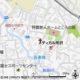 埼玉県所沢市久米1552-3周辺の地図