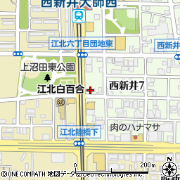 ａｐｏｌｌｏｓｔａｔｉｏｎルート１１西新井ＳＳ周辺の地図