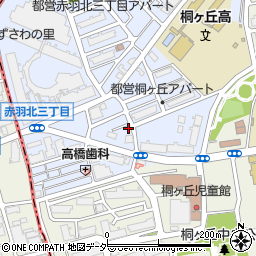 東京都北区赤羽北3丁目20-14周辺の地図