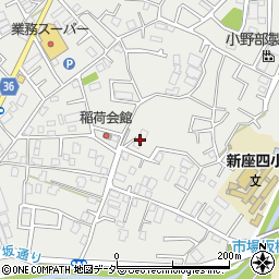 埼玉県新座市馬場3丁目周辺の地図