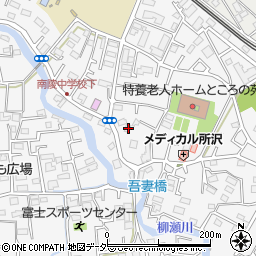 埼玉県所沢市久米1556-4周辺の地図