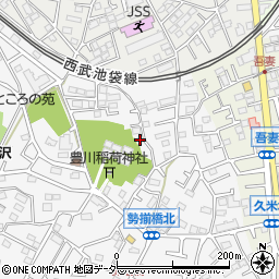 埼玉県所沢市久米408-36周辺の地図