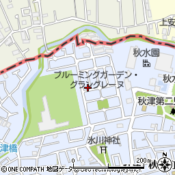 東京都東村山市秋津町4丁目16-152周辺の地図