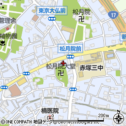 板橋赤塚郵便局周辺の地図