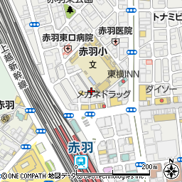 藁焼きとフルーツサワーのお店 個室 タマサン 赤羽周辺の地図