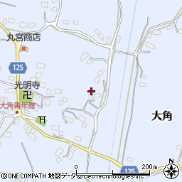 千葉県香取市大角周辺の地図