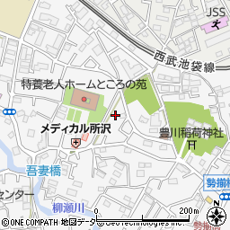 埼玉県所沢市久米1520-8周辺の地図