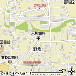 天川歯科医院周辺の地図