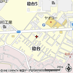 千葉県松戸市稔台1087-9周辺の地図