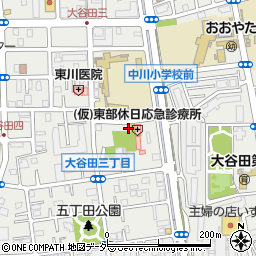黒川速算塾中川教場周辺の地図