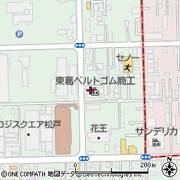千葉県松戸市松飛台458-2周辺の地図