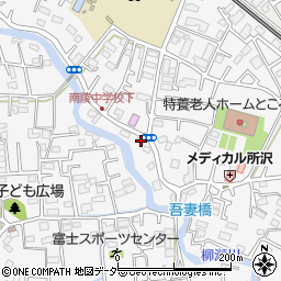 埼玉県所沢市久米1446-1周辺の地図