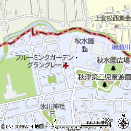 東京都東村山市秋津町4丁目16-195周辺の地図