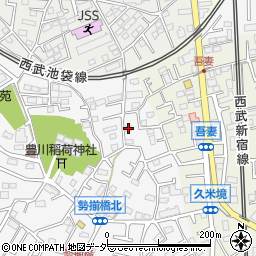 埼玉県所沢市久米383-6周辺の地図