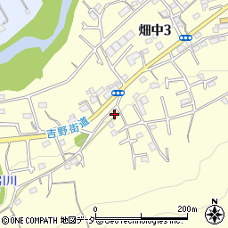 東京都青梅市畑中3丁目778周辺の地図