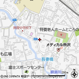 埼玉県所沢市久米1556-1周辺の地図